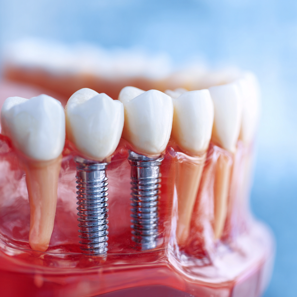 Dental implant illustration